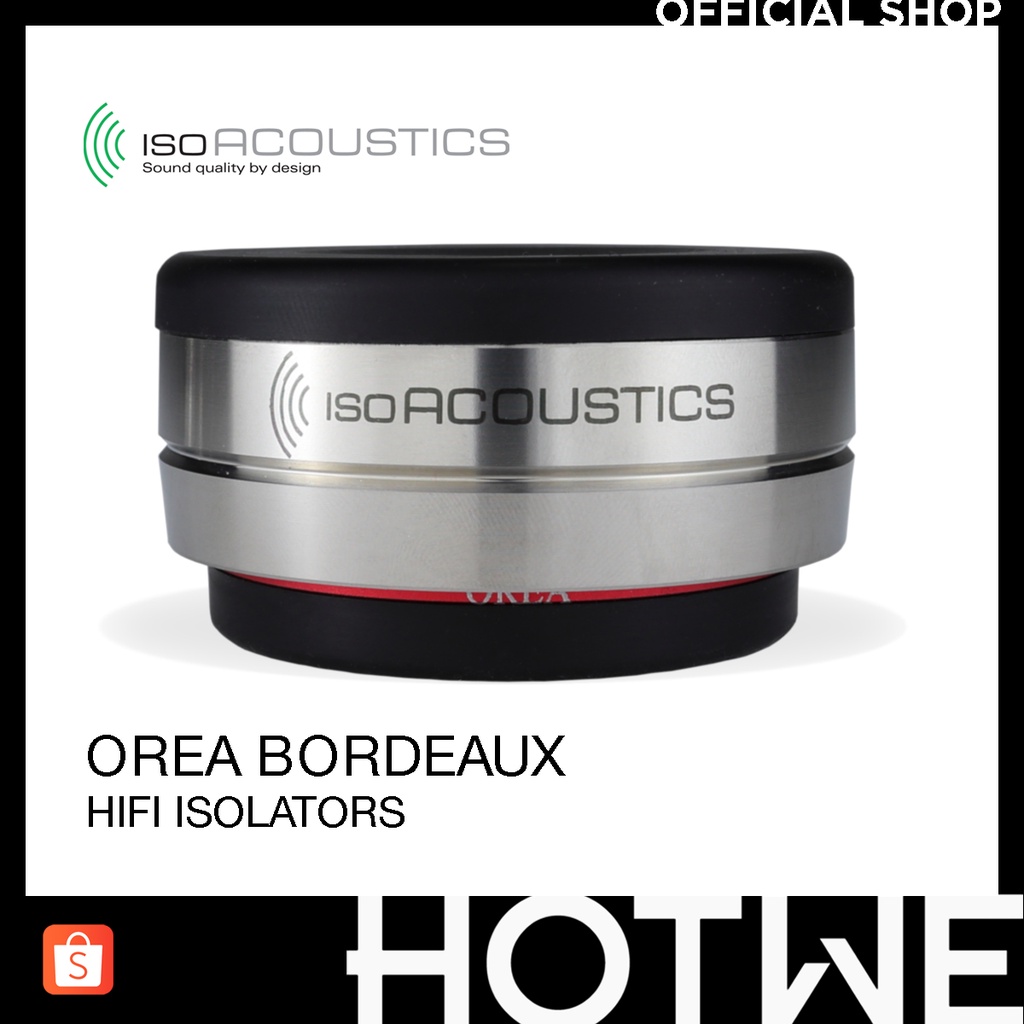 IsoAcoustics OREA Bordeaux - ขารอง ลำโพง HiFi ตัวกรองสัญญาณรบกวน - HiFI Isolators
