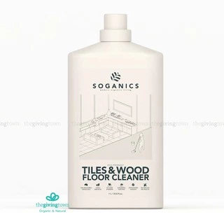 SOGANICS น้ำยาถูพื้น Eco-Friendly Tiles Wood Floor Cleaner น้ำยาทำความสะอาดพื้น พื้นห้องน้ำ Soganic