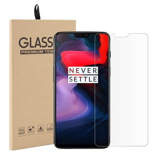 ฟิล์มกระจกนิรภัยกันรอยหน้าจอ 1 ชิ้น One plus 6 HD ไม่เต็มหน้าปก Tempered glass