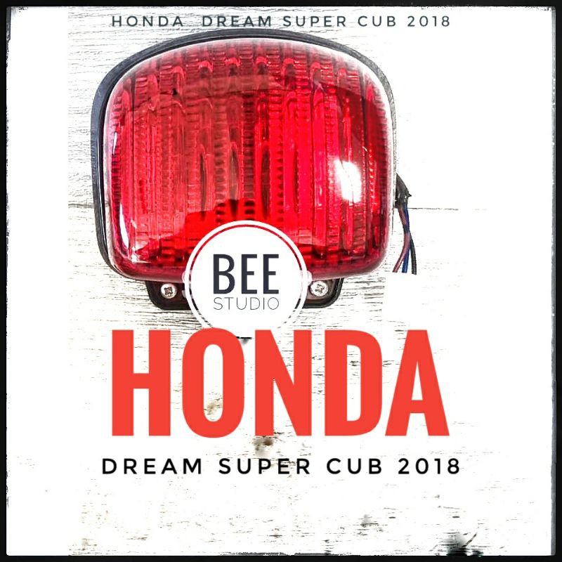 ชุดไฟท้าย HONDA Dream Super Cub 2018 , ฮอนด้า ดรีมซูเปอร์คับ ปี 2018 ไฟท้าย มอเตอร์ไซค์ 4631-099-ZR

