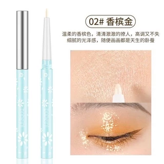 M204 Bobeini ดินสอเขียนขอบตา อายแชโดว์ อายไลเนอร์ สีชมพูแชมเปญ สีทอง ติดทนนาน