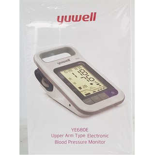 Yuwell YE680E เครื่องวัดความดันโลหิต มีแบตชาร์จได้ และถือเคลื่อนย้ายสะดวก (รับประกันตัวเครื่อง 5 ปี)