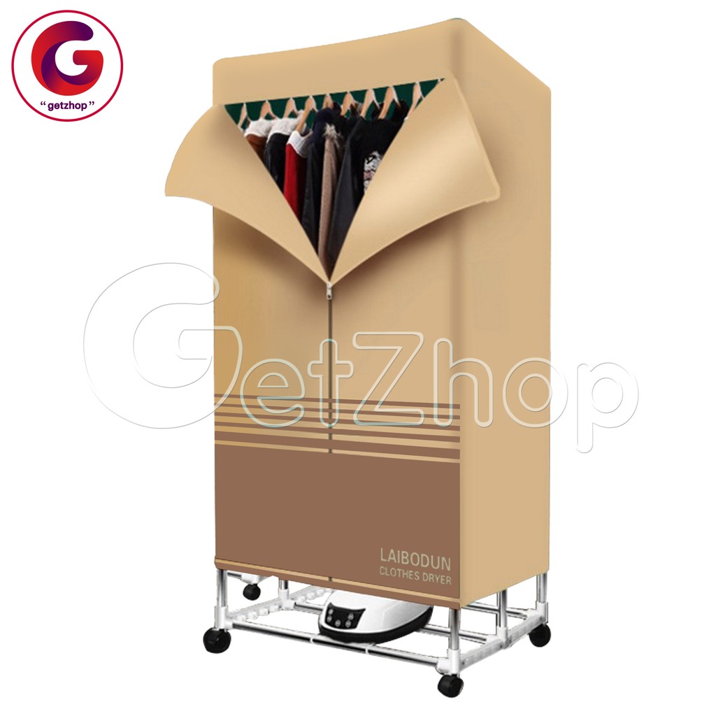 GetZhop ตู้อบผ้า เครื่องอบผ้าแห้ง Clothes dryer อบผ้าร้อน LOBOTON 15 Kg.