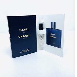 Chanel Bleu de CHANEL น้ำหอม ชาแนล เบลอ ของแท้ 1.5 มล. หัวเสปร์ย chanel bleu de parfum pour homme ป้ายไทย