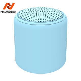 Newmine ลำโพง Bluetoothไร้สาย Inpods littleFun MACARON Wireless Speaker มินิแบบพกพาลำโพงไร้สายบลูทูธสเตอริโอเสียงระบบ Dual การจับคู่ 5.0 TWS ลำโพงบลูทูธ ซับวูฟเฟอร์