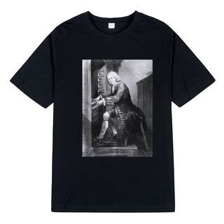 T-shirt  เสื้อยืด พิมพ์ลาย Johann Sebastian Bach สําหรับผู้ชายS-5XL