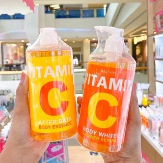 SCENTIO VITAMIN C BODY WHITE SHOWER SERUM เซนทิโอ วิตามินซี บอดี้ ไวท์ ชาวเวอร์ เซรั่ม (450 ml)