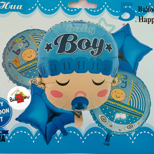 Balloon Baby Boy set / Balloon Baby Birthday / Balloon Welcome Baby Boy