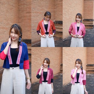 เสื้อคลุมชาวเขา ผ้าฝ้ายชินมัยอย่างดีเนื้อนุ่ม