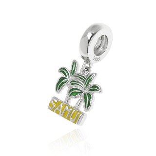 Aevari Samui Icon Charm 925 Silver  18k gold plated ชาร์มเกาะสมุย ชาร์มต้นมะพร้าว บีท ชาร์ม ชาร์มเงินแท้ เงินแท้925