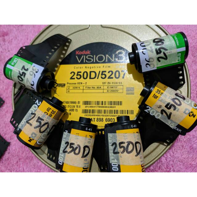 ฟิล์มม้วน Kodak Vision3 200T/250D/500T