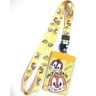 CHIP AND DALE  สายคล้องคอ สายคล้องบัตร ที่ใส่บัตร ซองใส่บัตร ที่ใส่บัตร พร้อมสายคล้องคอ ลาย CHIP N DALE   งานดี BY PMYL