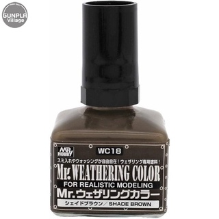 Mr.Hobby Mr.Weathering Color Filter Liquid WC18 Shade Brown 4973028505597