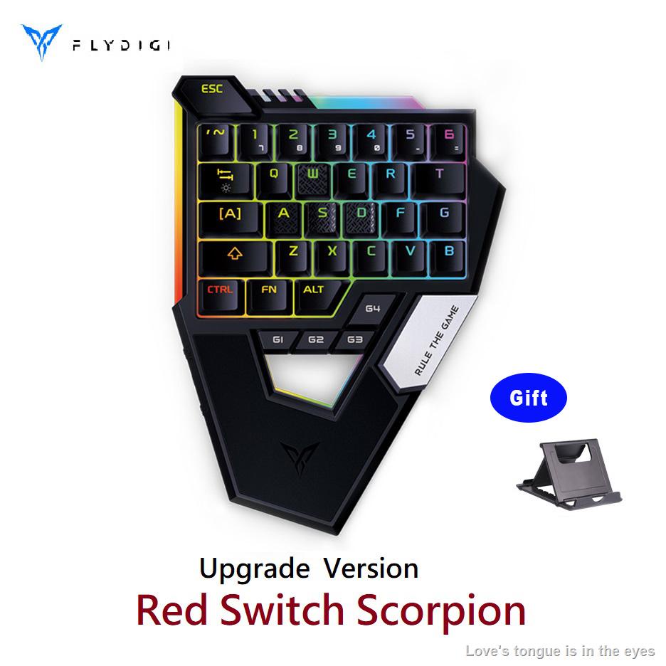 Flydigi Scorpion for Mobile Shooting Game One hand Mechanical Keyboard
