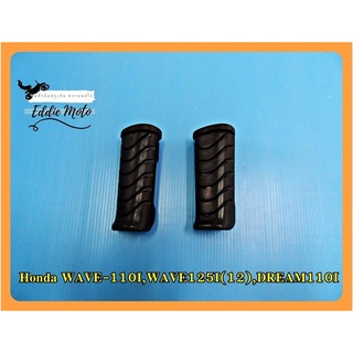 HONDA WAVE110i  WAVE125i ปลาวาฬ  DREAM110 (LH&amp;RH) FRONT FOOT REST RUBBER (LEFT&amp;RIGHT)  / ยางพักเท้าหน้า (ซ้าย-ขวา) สีดำ