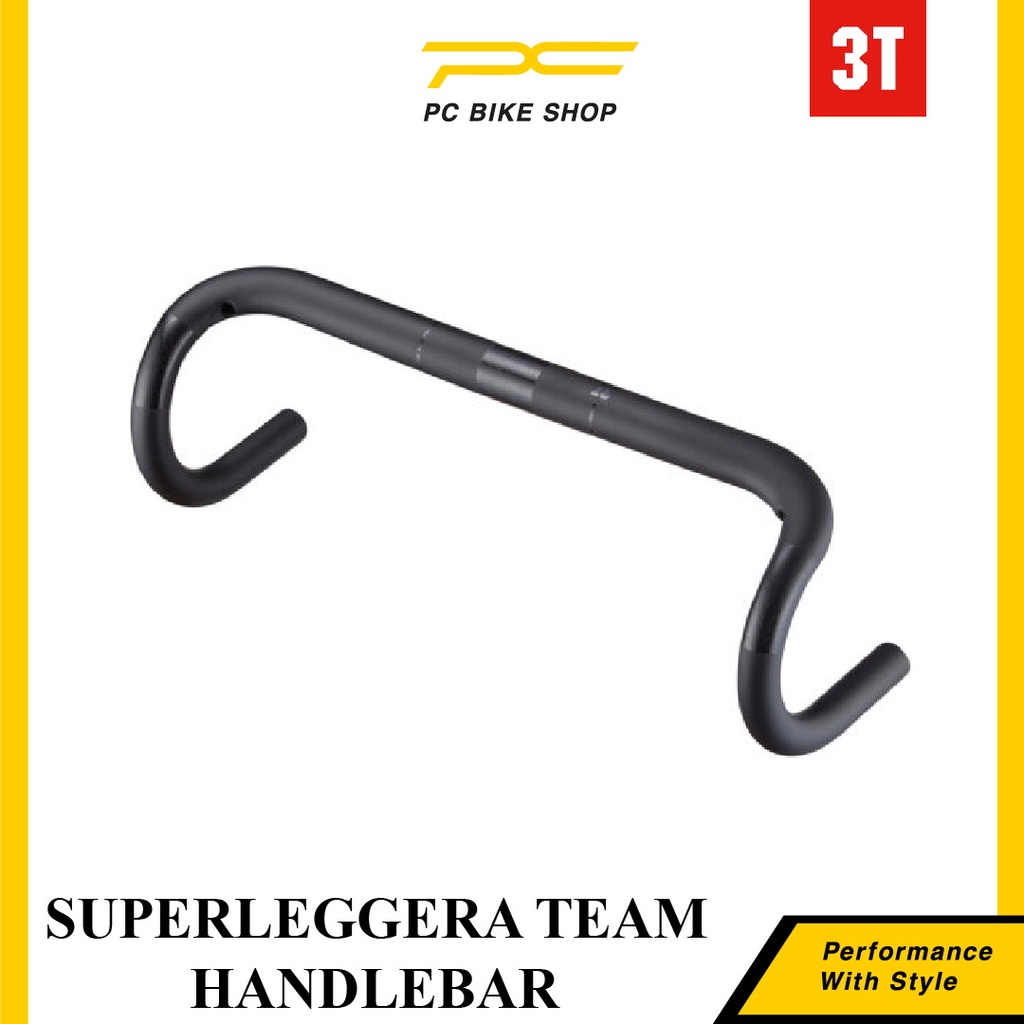 3T SUPERLEGGARE TEAM STEALTH ROAD คาร์บอน HANDLEBAR 44 ซม.จักรยาน HANDLEBARS Handle Bar จักรยานเสือห
