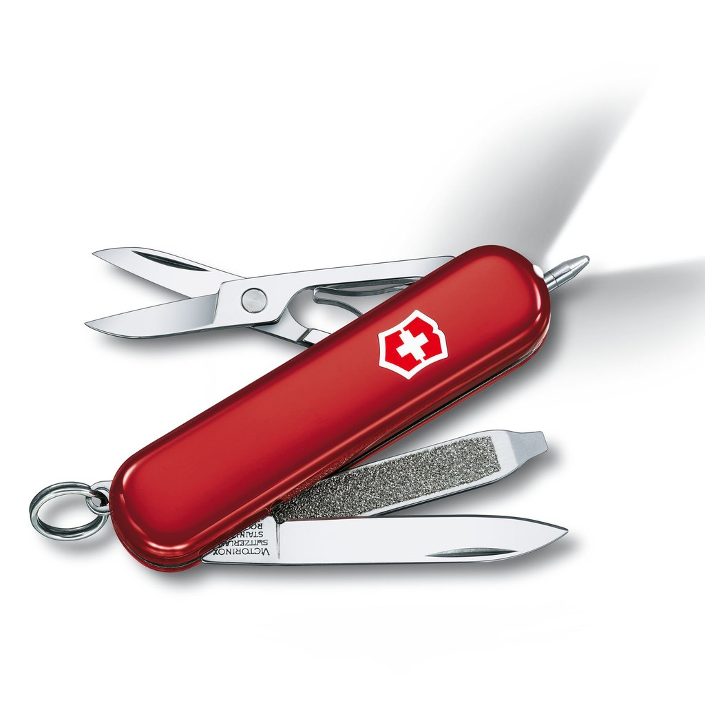 Victorinox Signature Lite - Small Pocket Knife with LED Light (0.6226) | มีดพับ มีดพก มีดสวิสฯ มีไฟ LED