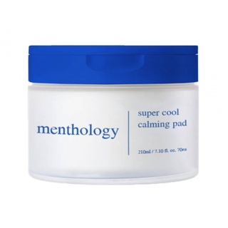 โทนเนอร์ menthology super cool calming pad 70แผ่น