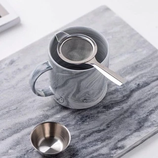 HONE 1 ชุดกรอง Fine Reusable กาน้ําชา Infuser พร้อมที่จับกาแฟสแตนเลส