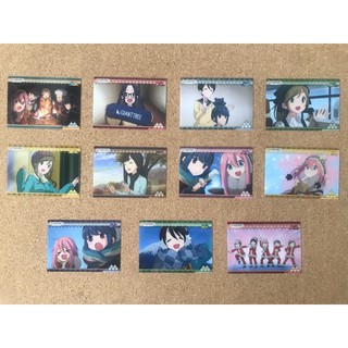 Yuru Camp △ (Laid-Back Camp) Clear Card Collection  การ์ดสะสม โลลิตั้งแคมป์ ภาพแนวนอน