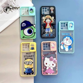 เคสโทรศะพท์ เคสปิดเลนส์กล้องสกรีนลายการ์ตูน น้ารักๆ(สินค้าพร้อมส่ง)  Samsung A02S-A02-A10-A10S-A20-A30-A01-A21S-A20S