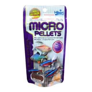 Hikari Micro pellets 22g. อาหารปลาฮิคาริ​  อาหารปลานีออน​ อาหารปลาคาร์ดินัล