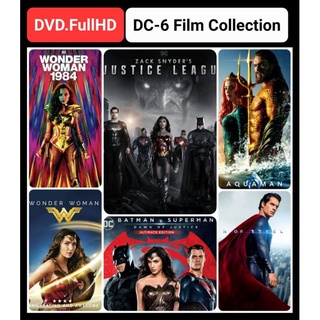 DVD หนังแอคชั่น-ค่ายDC ☆JusticeLeague☆ManOfSteel☆Aquaman☆BatmanVsSuperman☆WonderWoman1☆WonderWoman2 - มัดรวม 6 เรื่องดัง