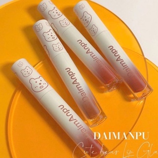 DAIMANPU Cute Bear ลิปสติก ลิปแมท Lip gloss สไตล์เกาหลี lipstick เครื่องสำอาง--023