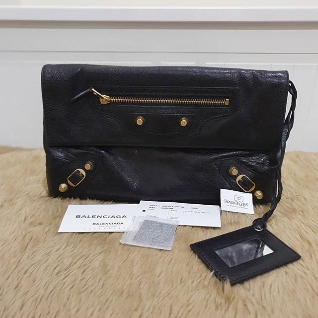 balenciaga envelope clutch