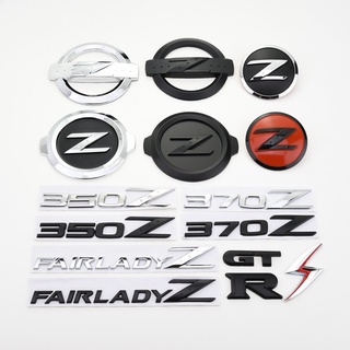 3Dสติ๊กเกอร์ติดรถหน้าหลังFAIRLADY 350Z 370Zโลโก้ติดกระจังหน้าสําหรับNISSAN GTS GTR Z33 Z34