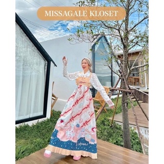 Missagale Kloset เดรสหวาน สไตล์เกาหลี ป้ายมิส มิสเกล