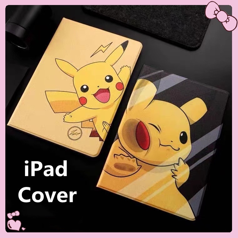 เคสไอแพด Pikachu เคสiPad 10.2 gen9 7 Cartoon Cute 2019 iPad gen8 เคสไอแพด Gen6 Air1,Air2 Case mini5/4