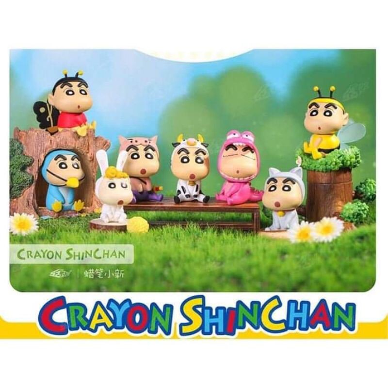 🌈🌈 กล่องสุ่ม 💯 สินค้าแท้ ชินจัง โมเดลชินจัง 52Toys ชินจัง จอมแก่น ของแท้ ❤️ Crayon Shin chan Blind Box ฟิกเกอร์ชินจัง