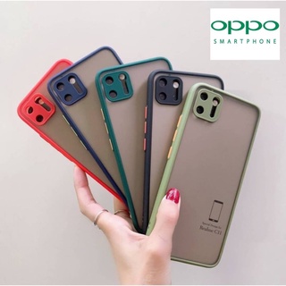 [ส่งจากไทย] เคสกันกล้อง ขอบสีหลังด้าน oppo REN04 RENO4Z RENO5 RENO2F