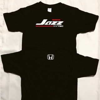 เสื้อยืดผ้าฝ้าย เสื้อยืด ลาย Honda Cars Jazz (7319)