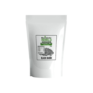 Organic/Bio Dried Black Raisin | ลูกเกดดำตากแห้ง 100g