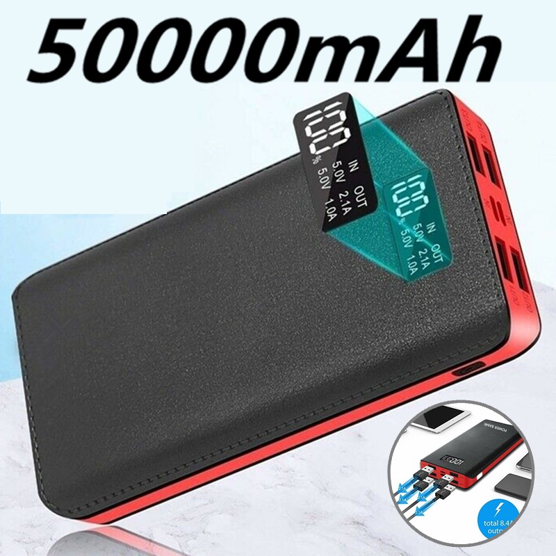 100% Original Powerbank 50000mah Power Bank Quick Charge FAST Ori+ FREE POUCH