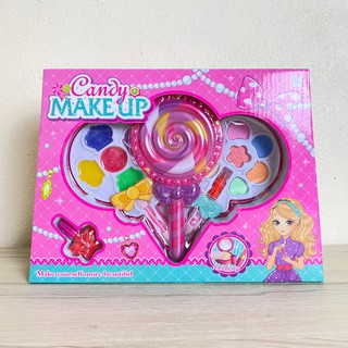 Mika Toys ของเล่นแต่งหน้า เครื่องสำอางแต่งหน้าเด็ก ลายอมยิ้ม Candy Make Up ของเล่นแต่งหน้าเด็ก ของเล่นเด็กผู้หญิง