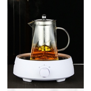 กาชงชาใส ที่ชงชาแก้ว 350ml พร้อมกรองใบชา ชุดกาชงชา ชุดน้ำชา Brand Home