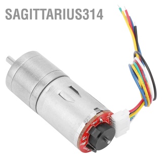 Sagittarius314 Dc 12V เอ็นโค้ดเดอร์เกียร์มอเตอร์ ลดความเร็ว สําหรับหุ่นยนต์ รถบังคับ Diy