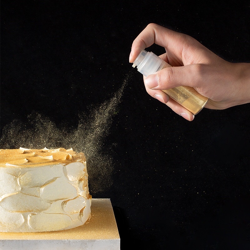 พร้อมส่ง!!!  สเปรย์ผง พ่น ฟองดอง มาการอง คุกกี้ เค้ก ช็อคโกแลต(ดำ)