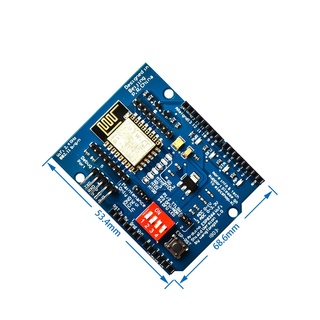 บอร์ดโมดูล ESP8266 ESP-12 ESP-12E UART สําหรับ Arduino Mega UNO R3 Mega 3.3V 5V TTL Interface one