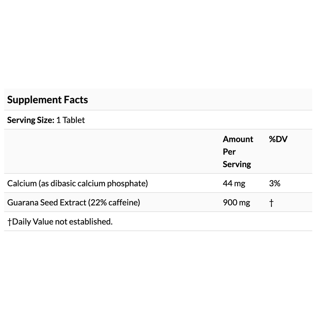 Source Naturals, Guarana Energizer, 900 mg, 60 Tablets