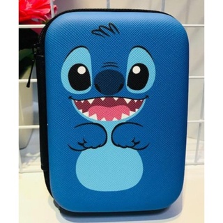 STITCH  กล่องเก็บสายชาร์จ  กล่องใส่ Power bank , HDD , หูฟัง ,  Size L ลาย  1 SMILE A L งานดี eva  งานดี  BY MANOPNEST