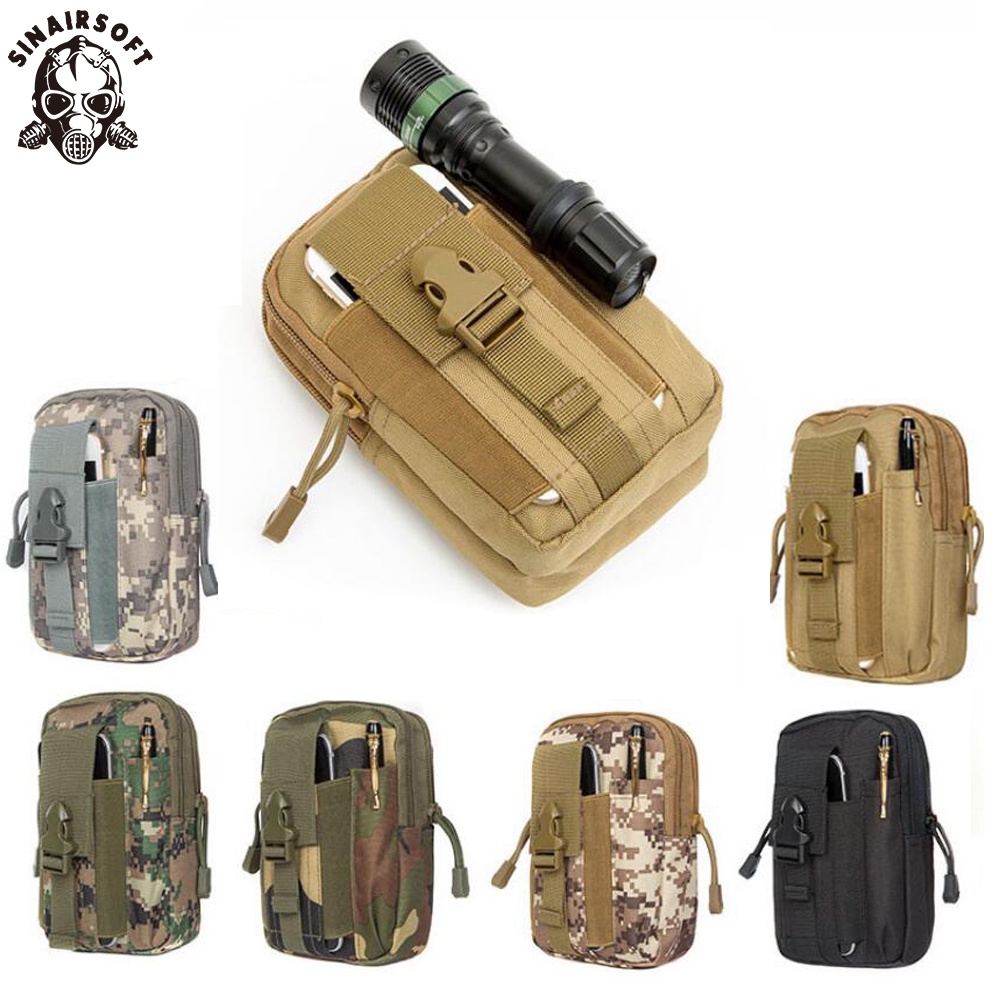 Tactical Pouch Molle Hunting Bags Belt Waist Bag Military Tactical Pack Outdoor Pouches Case Pocket Camo Sport Bag For I #5