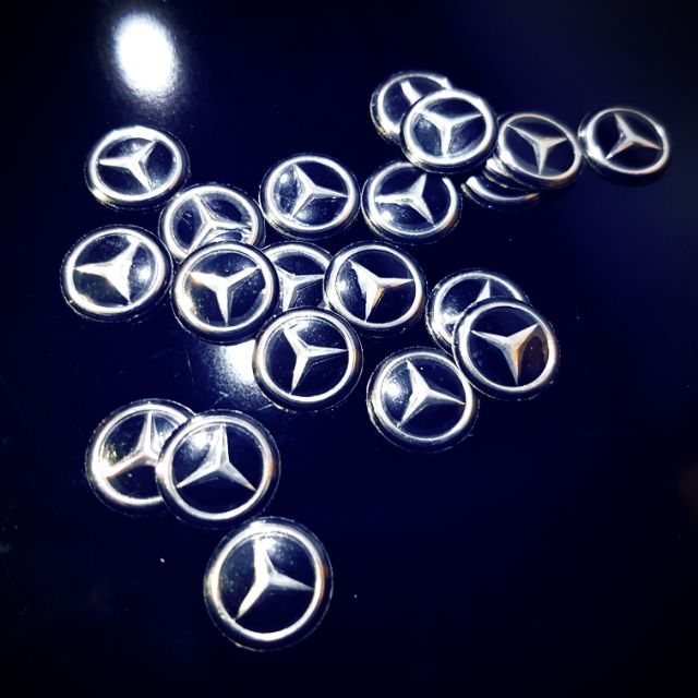 Benz โลโก้จิ๋ว เบนซ์ ดำ ( ราคาต่อชิ้น )