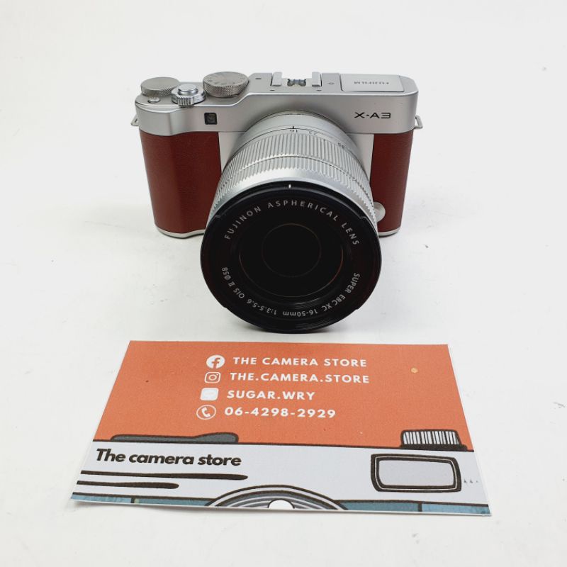 FUJIFILM XA3 สีน้ำตาล