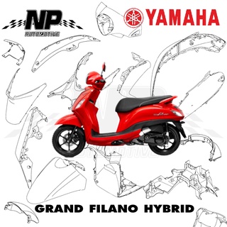 ชุดสีGRAND FILANO HYBRID 2019 สีแดง ระหัสB8B-F1731-00-P8 ของแท้ YAMAHA