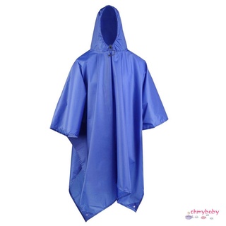 Outdoor Camping Rain Poncho Backpack Cover Tarp Hiking Rain Covers Raincoats [8/5]