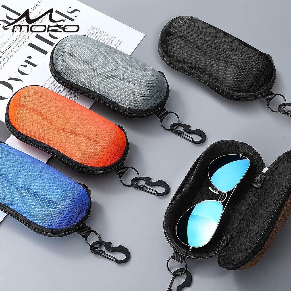 เคสแว่นตากันแดด EVA แบบแข็ง พร้อมตะขอโลหะ และไขควง สําหรับแว่นตาทุกประเภท